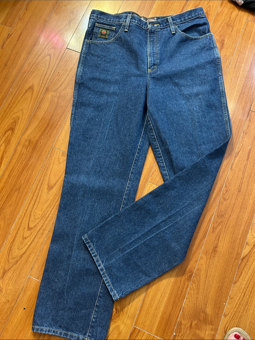 Cinch FR Men's Dark Blue Straight Jeans